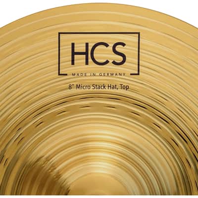 Meinl HCS Micro Stack Hi Hat Cymbals 8" image 7
