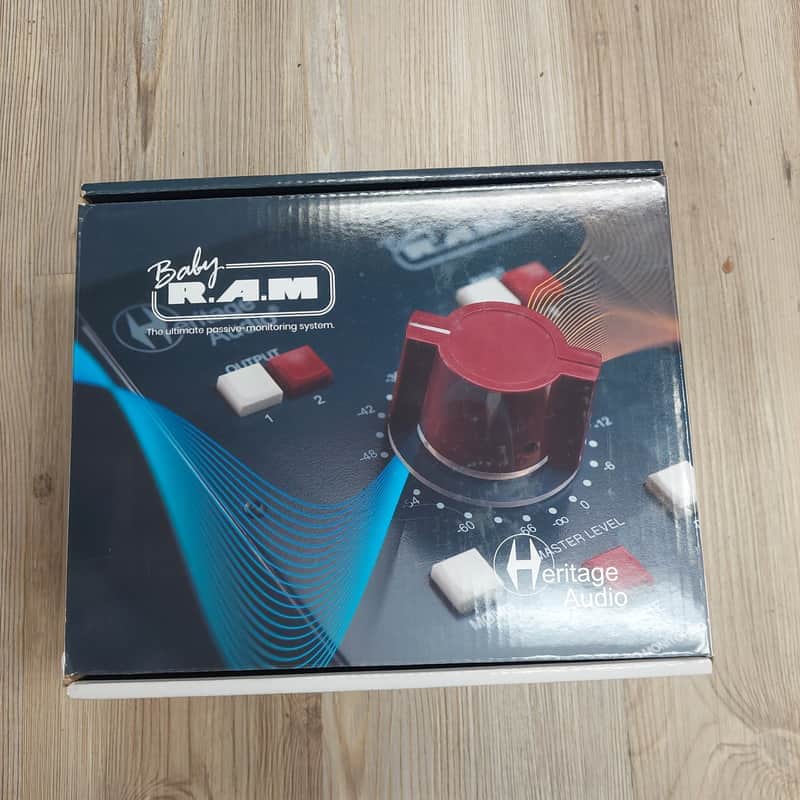 Heritage Audio Baby RAM Passive Desktop Monitor Controller 2020 - 2021 - RAF Blue Grey image 1