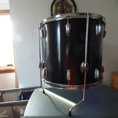 Ludwig 1970's 18inch Floor Tom Early70's - Black image 1