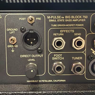 Mesa Boogie Big Block 750 M-Pulse Bass Amplifier image 2