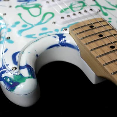 Custom Painted and Upgraded Kramer Focus VT-211S  With Matching Headstock image 14