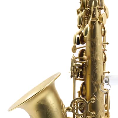 Antigua Winds Model AS4348CU Alto Saxophone in Unlacquered Brass SN UAS110015 image 8