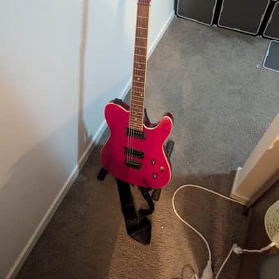 Fender Special Edition Custom Telecaster FMT HH with Laurel Fretboard 2019 - Present - Crimson Red Transparent image 6