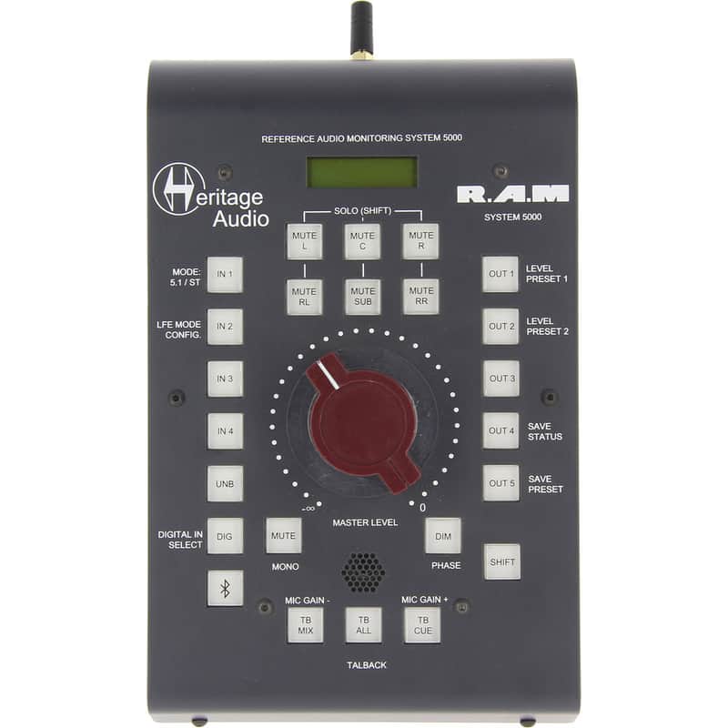 Heritage Audio RAM System 5000 5.1 Monitor Controller with Remote Control image 4