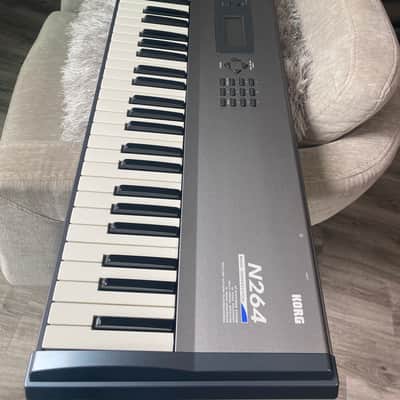 Korg N264 76-Key Music Workstation 1990s - Gray image 2