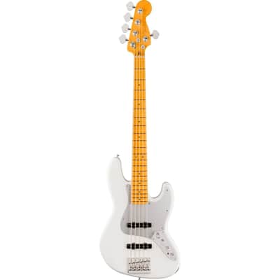 Fender American Ultra II Jazz Bass V - Avalanche, Maple Fingerboard image 2