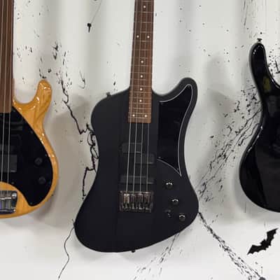 Schecter Nikki Sixx Signature Bass 2010s - Satin Black image 1