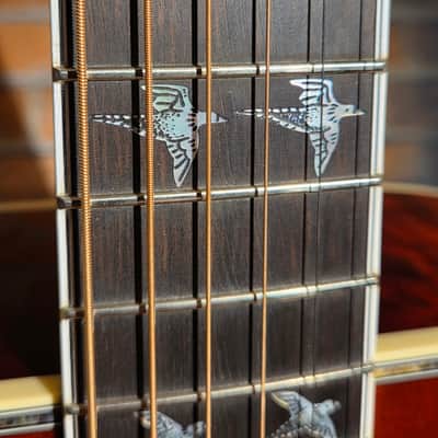 Gibson 2024 Custom Shop STUNNER PSL Doves In Flight Quilt Wildfire Burst 1 of 5 w/ OHSC, CoA & Build Sheet image 12