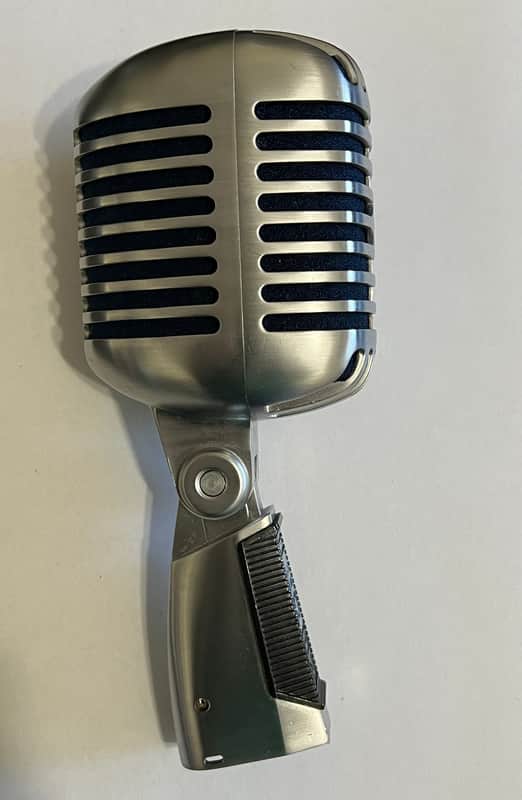 Shure Super 55 Deluxe Supercardioid Dynamic Microphone 2017 - Present - Chrome image 1