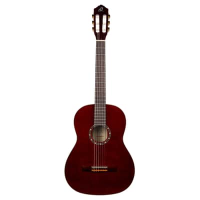 Ortega R131SN-WR Family Series Pro Solid Cedar Top Mahogany Neck Nylon 6-String Classical Acoustic Guitar w/Gig Bag image 4