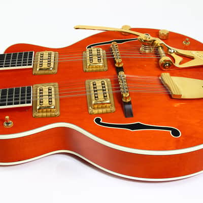 Gretsch G6120-6/12 Chet Atkins Nashville Double Neck Guitar MIJ Made In Japan Orange Rare! c 1997 image 17