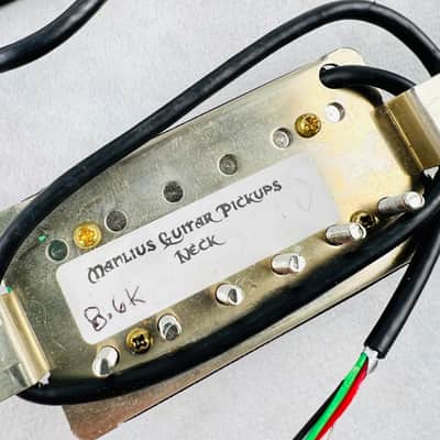 Manlius Humbucker Pickup Set 53mm 2006 - Zebra image 4