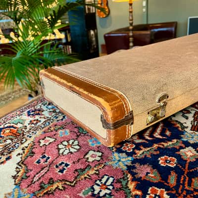 1959-1960 Fender Stratocaster Telecaster Case Brown Tolex image 6