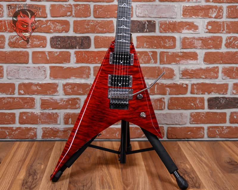 Jackson USA Custom Shop Limited Edition Oli Herbert RR24 Rhoads Quilted Maple Top RedRum 2018 w/OHSC image 1