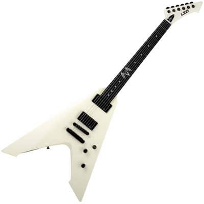 ESP LTD Vulture Olympic White James Hetfield Signature Electric Guitar image 2