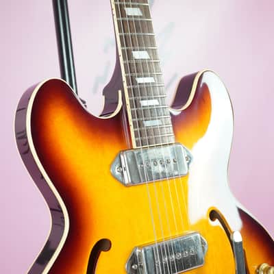 Epiphone Casino Bigsby 1995 Vintage Sunburst Red MIJ Japan Terada Pre-Elitist image 4