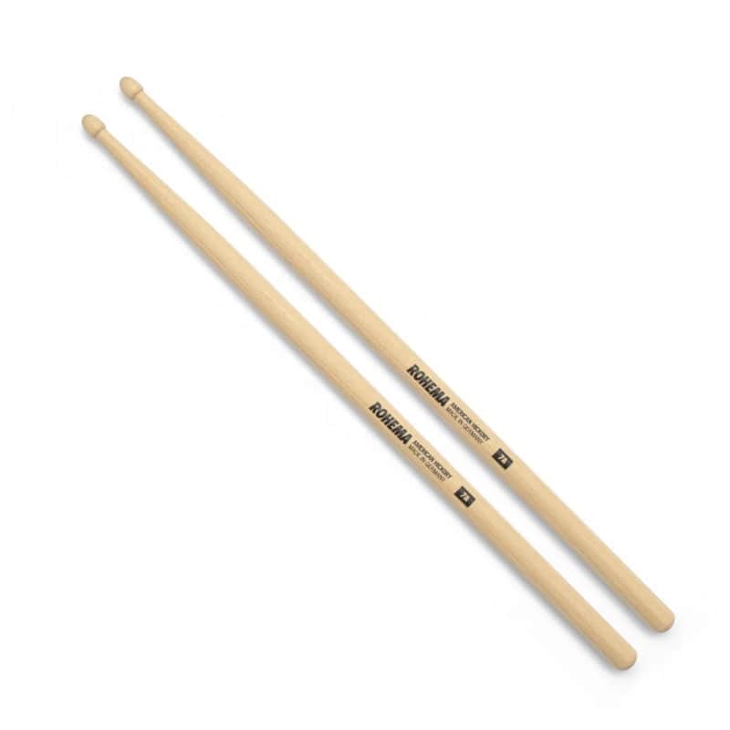 Rohema 7A Hickory Drumsticks - 61325 - 6 Pairs image 1