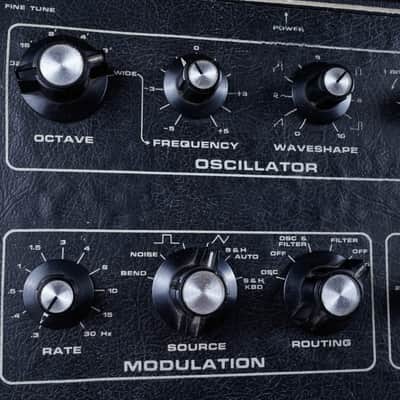 Moog MicroMoog 1975 Black Vintage 32-Key Monophonic Analog Synthesizer image 19