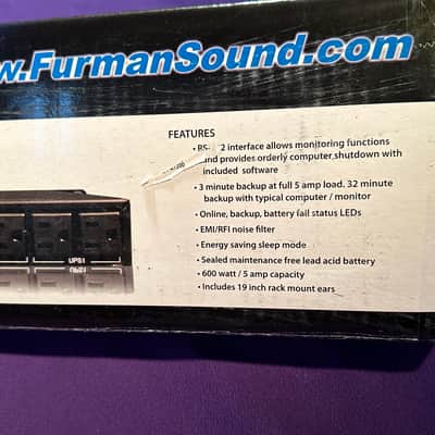 Furman SB-1000 UPS Uninterruptible Power Supply. new and unused in opened original box! image 4