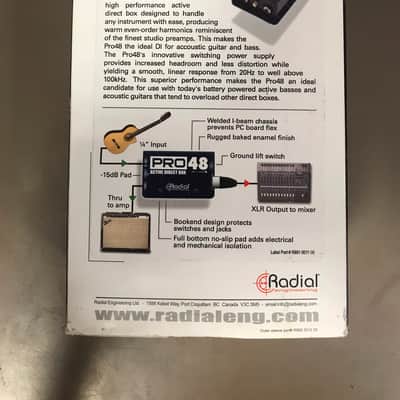 Radial PRO48 Active Direct Box image 6