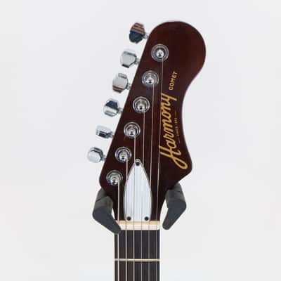 Harmony Standard Comet Semi-hollow Electric Guitar - Midnight Blue (Used) with Hard Case image 8