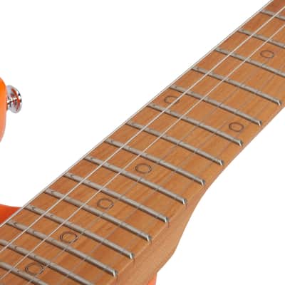 Schecter Nick Johnston Traditional H/S/S Atomic Orange Electric Guitar image 5