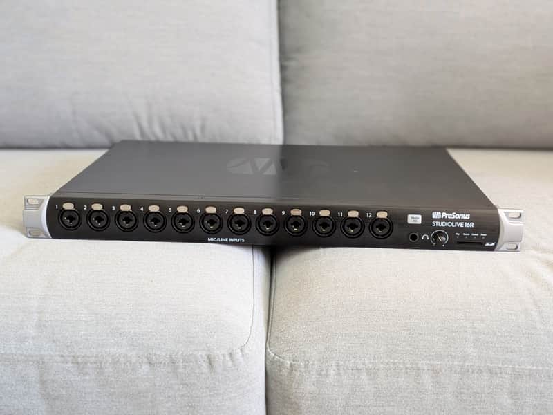 PreSonus StudioLive 16R 16-Channel Rackmount Digital Mixer 2017 - Present - Black image 1