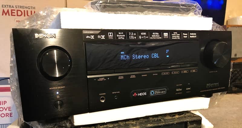 Denon AVR-X1500H 7.2 Channel 4K Ultra HD Network Receiver w/Wi-Fi