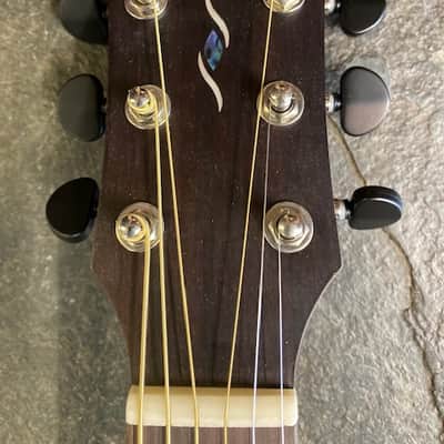 Cort Core OC Spruce All Solid Electro Open Pore Trans Black image 3