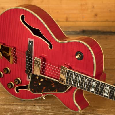 Ibanez GB10SEFM George Benson Hollow Body - Ebony - Sapphire Red image 5