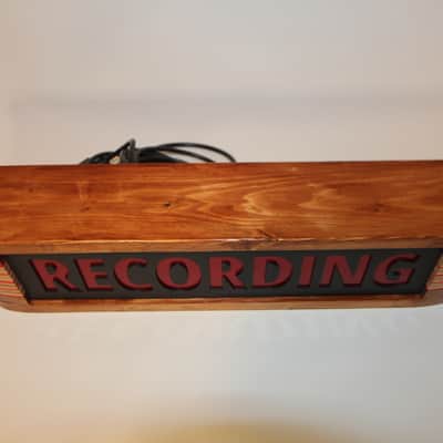 Studio Recording Sign On Air Sign Light Studio Warning Light Wood RCA Style - Brand New image 5