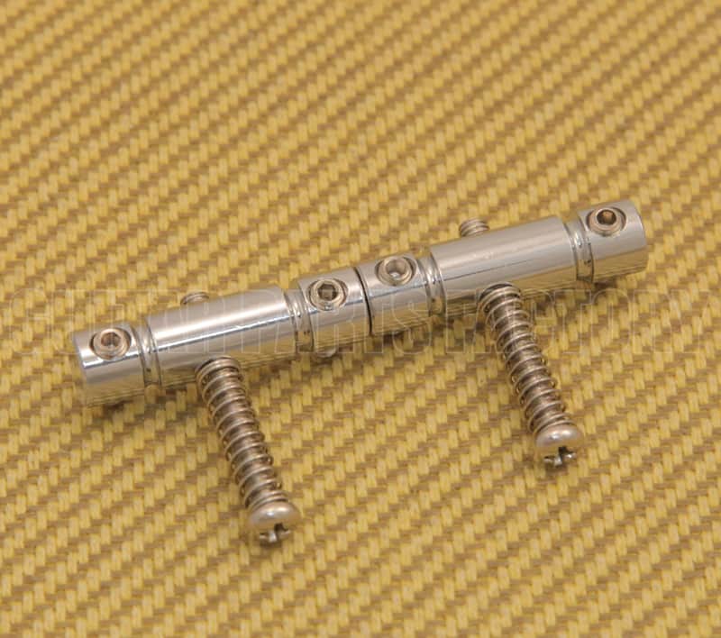 BP-8025-010 Chrome 2-Barrel Tele Bass Style Style Saddles image 1