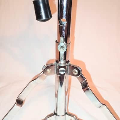 UNMARKED LOW BOY SNARE STAND ADJUSTS 18-21"- CHROME- FREE SHIP TO C-USA! image 4