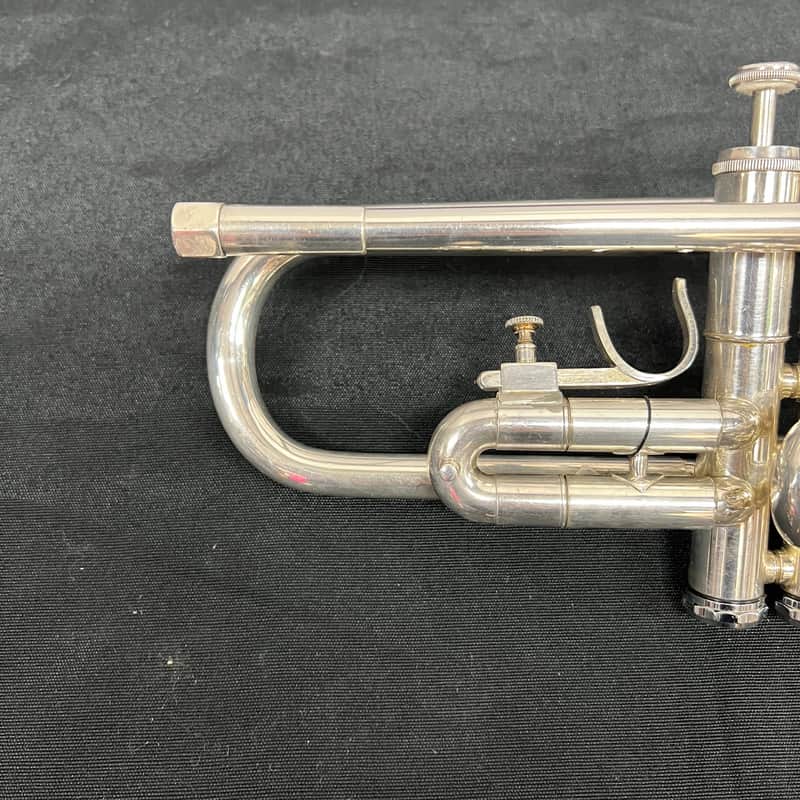 Vintage Getzen Eterna Severinsen Large Bore Silver Bb Trumpet with