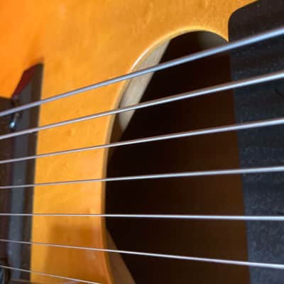 Dale Unger's American Archtop VINTAGE, OVAL, 7 STRING, American Dream 1996 - Natural Bird's Eye Maple image 3