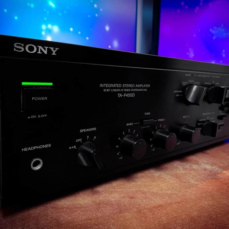 1988 Sony TA-F450D Black