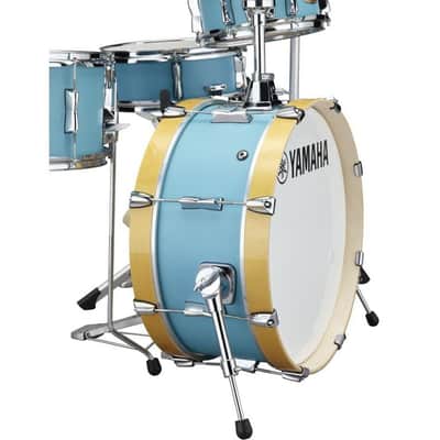 Yamaha Stage Custom Hip 4pc Drum Set Matte Surf Green image 5