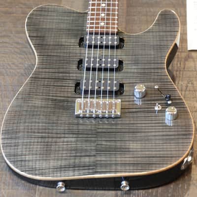 2004 Tom Anderson Cobra T Electric Guitar Trans Black + COA OHSC image 2