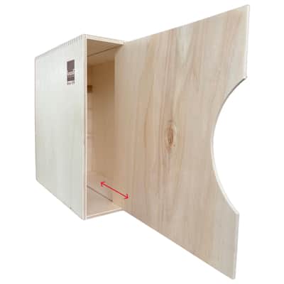 Knosti Archifix-Box Woodline für 50 LPs - Vinyl Storage image 2
