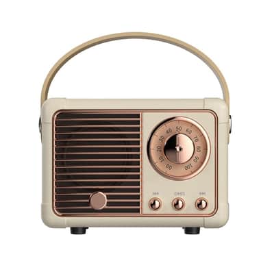 Retro Bluetooth Speaker-Blue image 16