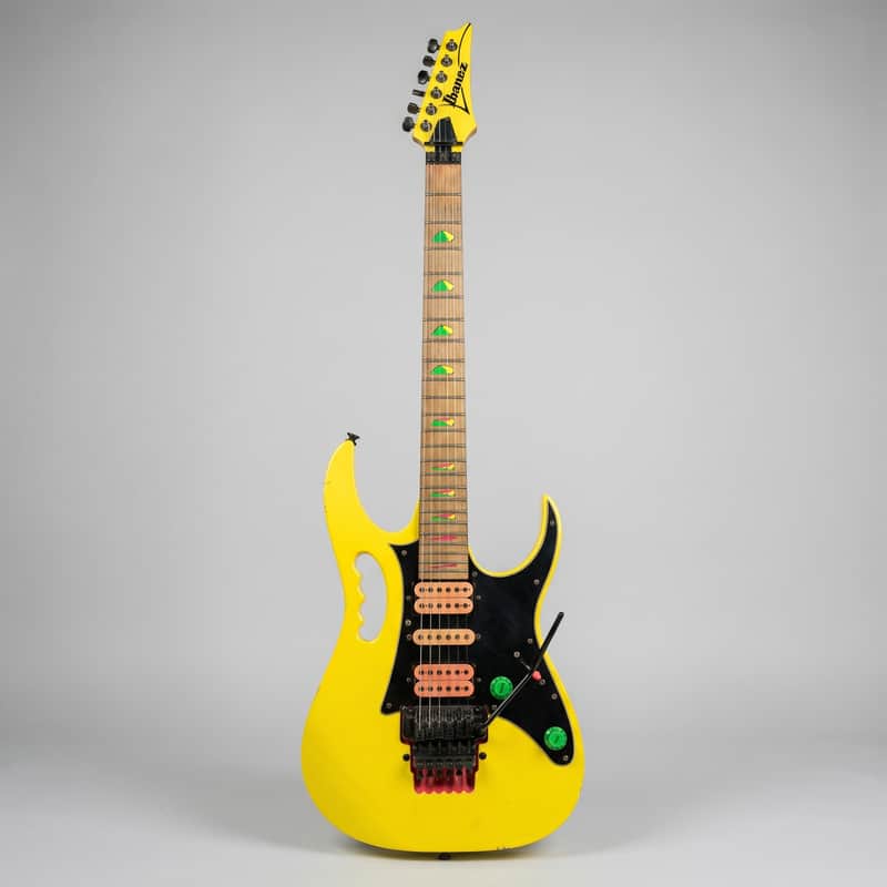 1987 Ibanez JEM777-DY Steve Vai Signature w/OHSC Great Shape!- Desert Sun Yellow image 1
