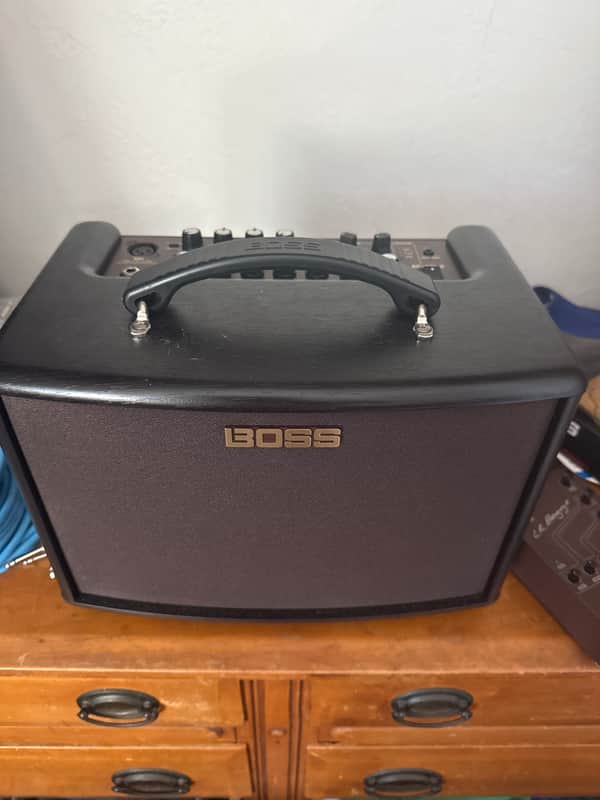 Boss AC-22LX 10-Watt 2x5" Acoustic Guitar Combo 2023 - Present - Black / Brown image 1