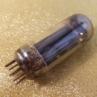Tung-Sol etc. Matched Pair (2) black plate 6CG7 tNOS AT1000 TESTED Vacuum Tubes dual triode 1954-1960 image 20