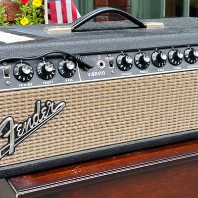 Vintage 1967 FENDER Band-Master AB763 Tube Amp Head~Black Panel/Faced & Clean~SEE VIDEO! *SALE* image 3