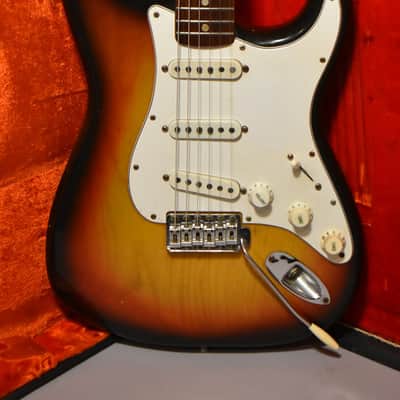 1974 Fender Stratocaster Sunburst w/OHSC image 2