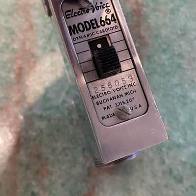 Electro-Voice 664 Cardioid Dynamic Microphone 1950 - 1979 - Chrome image 3