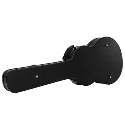 Glarry High-End Fine-Grain PU Leather Hard Case for 335 Style Semi-Hollow & Hollowbody Electric Guitar 2020s - Black image 15