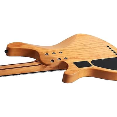 Mint Schecter Reaper-5 Electric Bass 5-String - Natural Satin image 12