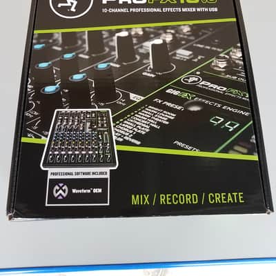 Mackie ProFX10v3 10-Channel Effects Mixer 2020 - Present - Dark Gray image 1