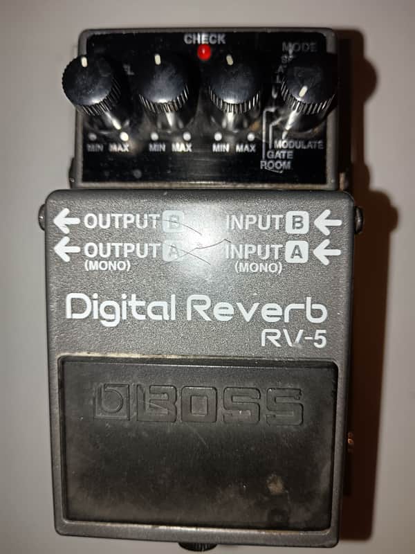 Boss RV-5 Digital Reverb (Dark Gray Label) 2002 - 2015 - Grey image 1